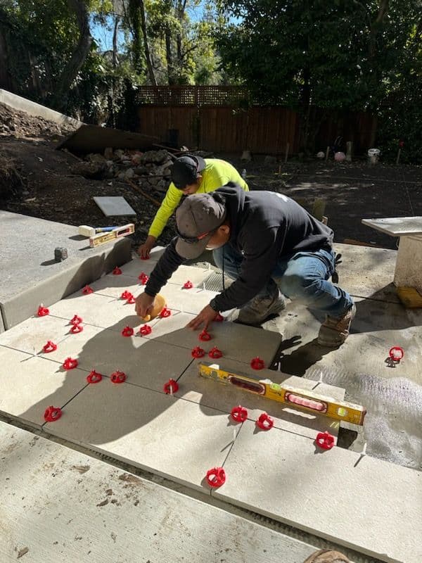 Porcelain Paver Installation in Piedmont, CA