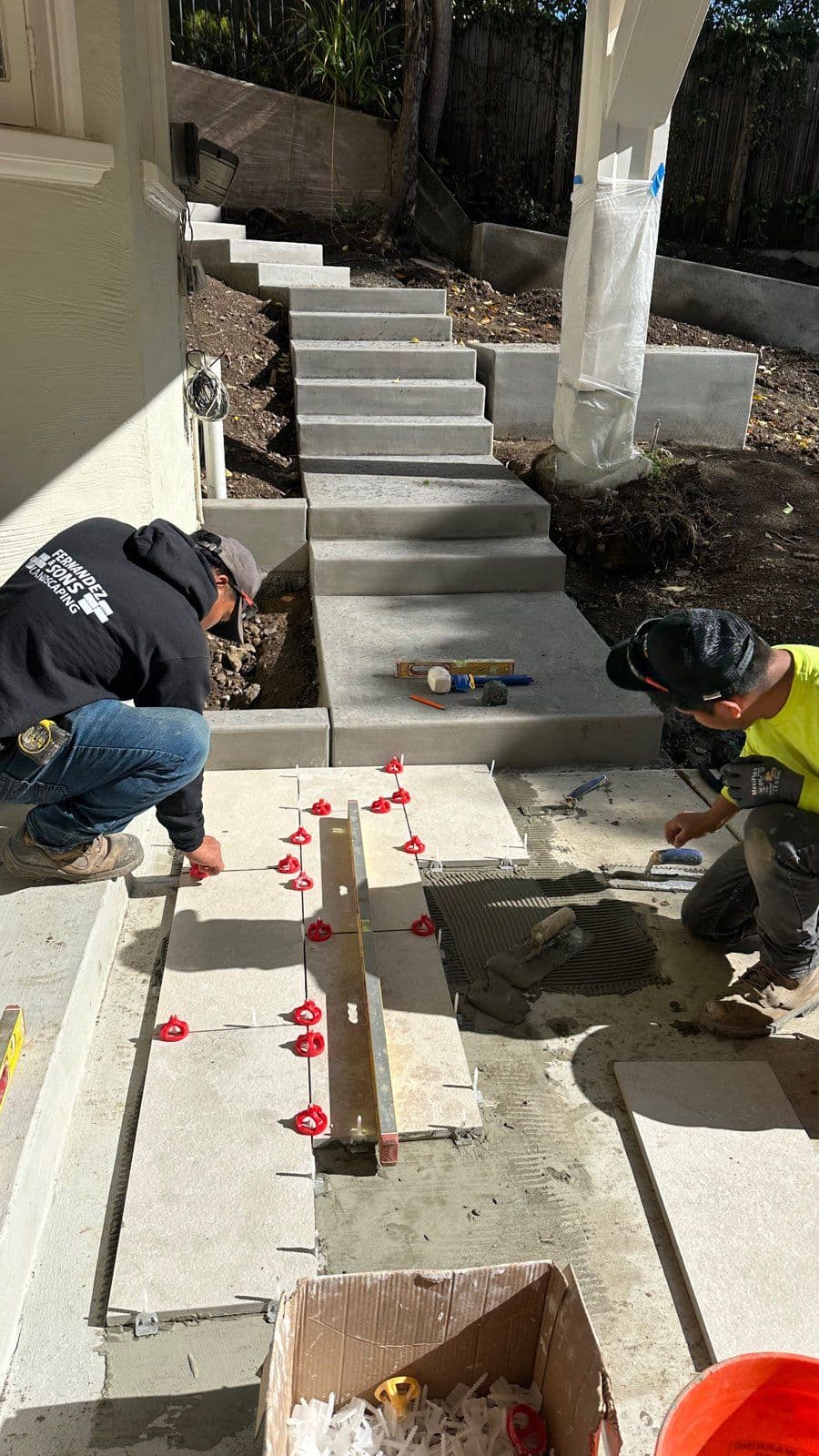 Porcelain Paver Installation in Piedmont, CA